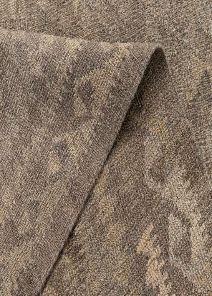 4' x 5' 9 Hand Woven Kilim Maymana Wool Rug