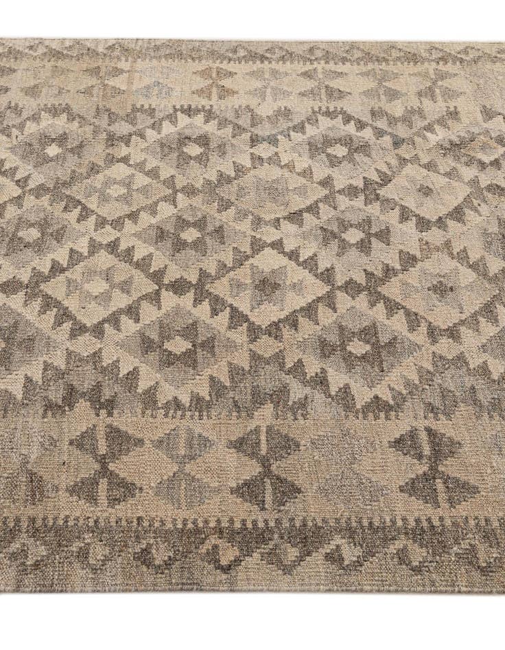 Detail image of 3' 11 x 6'  Hand Woven Kilim Maymana Wool Rug