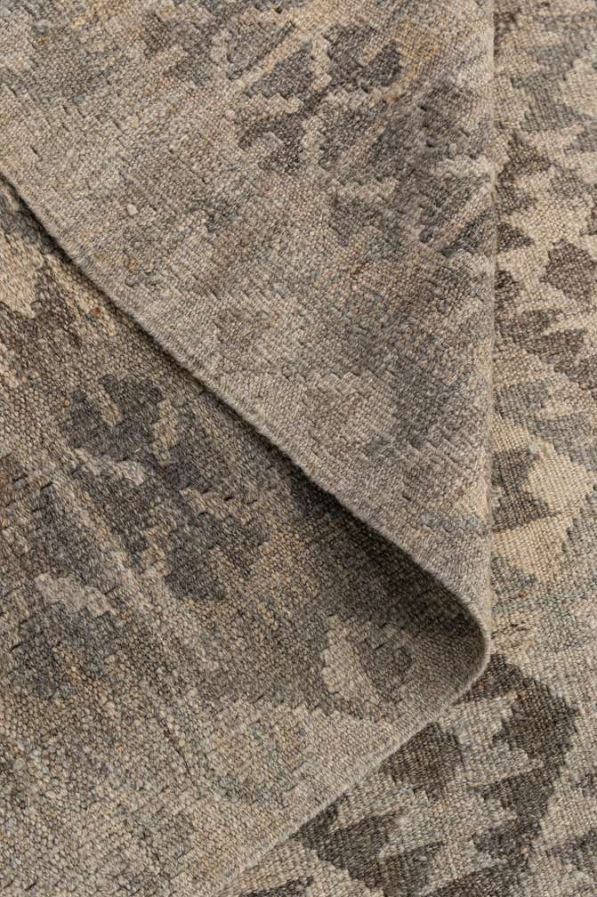 4' 1 x 6' Hand Woven Kilim Maymana Wool Rug