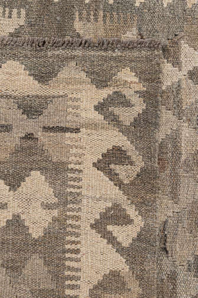 4' x 6' Hand Knotted Kilim Maymana Wool Rug