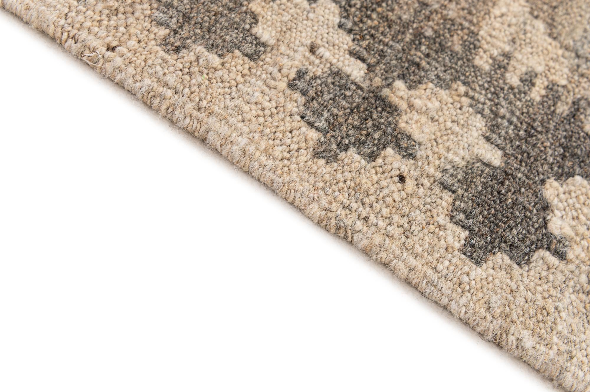 4' x 5' 11 Hand Woven Kilim Maymana Wool Rug