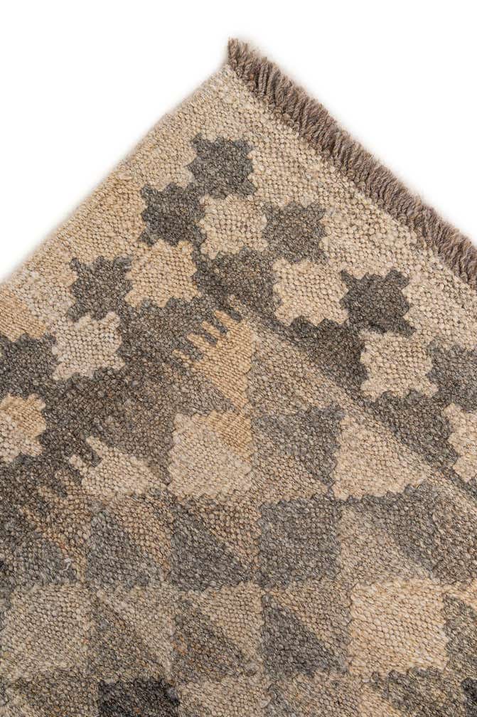 4' x 5' 11 Hand Woven Kilim Maymana Wool Rug