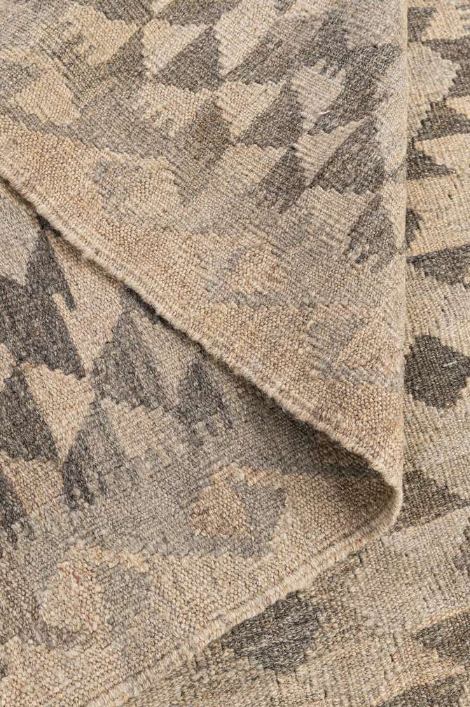 3' 10 x 6' Hand Woven Kilim Maymana Wool Rug