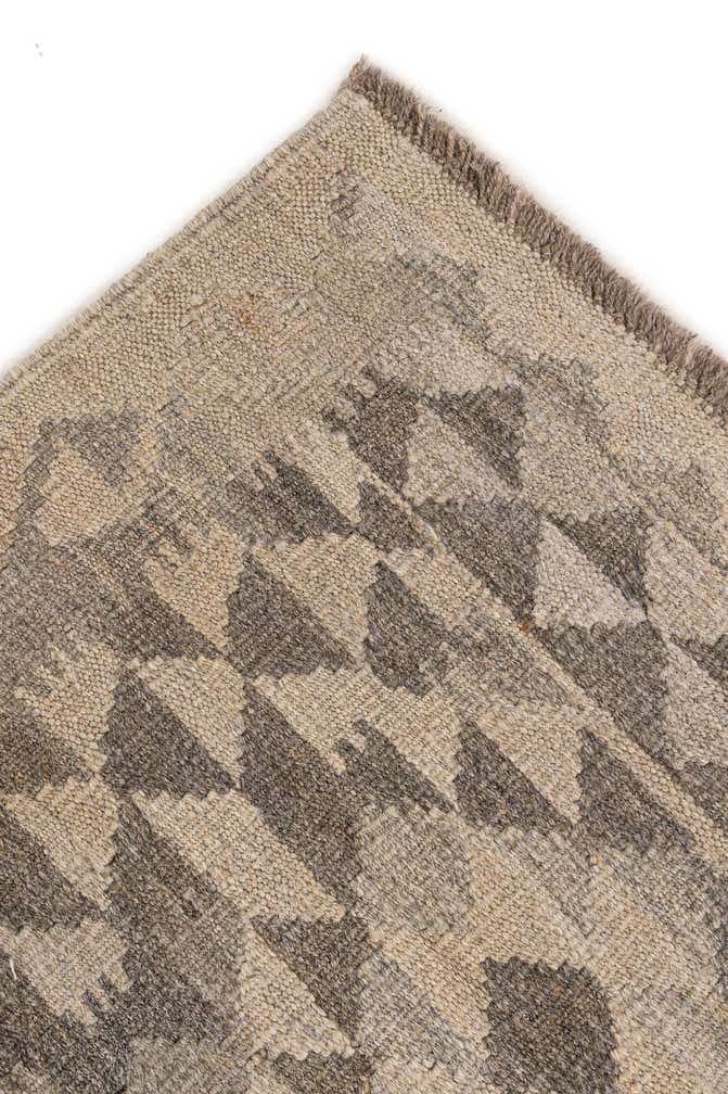 3' 10 x 6' Hand Woven Kilim Maymana Wool Rug