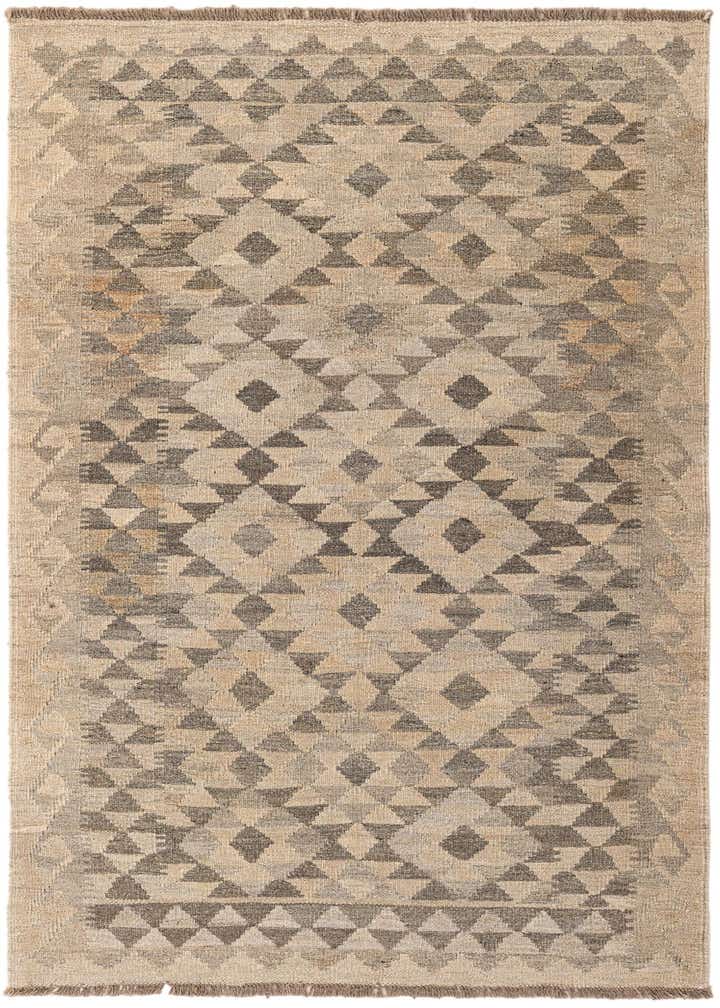 3' 10 x 6' Hand Woven Kilim Maymana Wool Rug