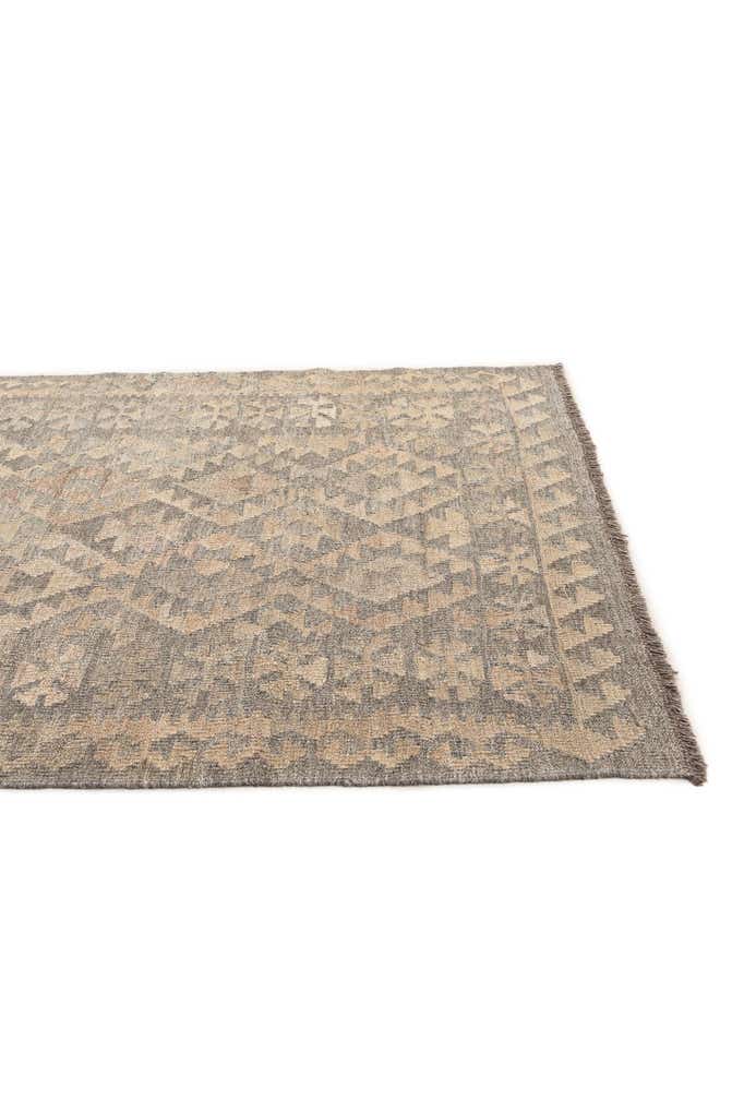 4' x 5' 11 Hand Woven Kilim Maymana Wool Rug