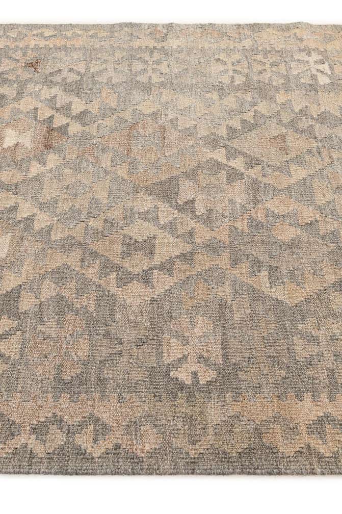 4' x 5' 11 Hand Woven Kilim Maymana Wool Rug