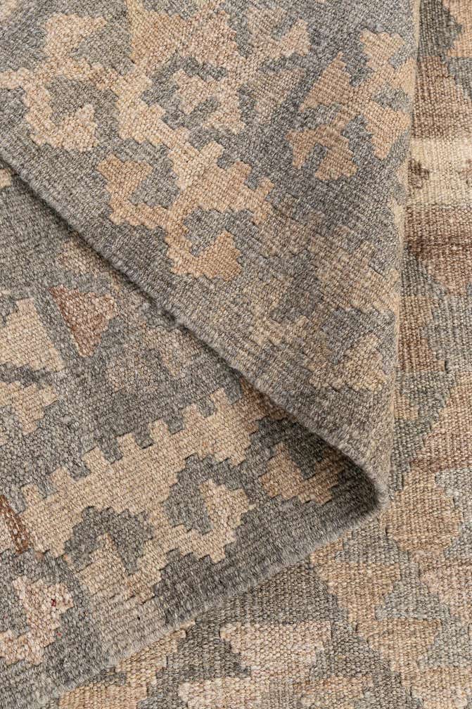 4' x 5' 11 Hand Woven Kilim Maymana Wool Rug