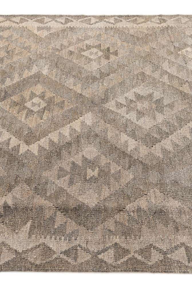 4' x 6' Hand Woven Kilim Maymana Wool Rug