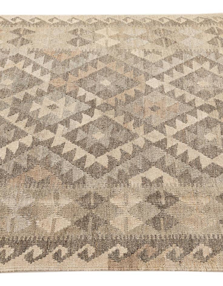 Detail image of 3' 10 x 6' 4  Hand Woven Kilim Maymana Wool Rug