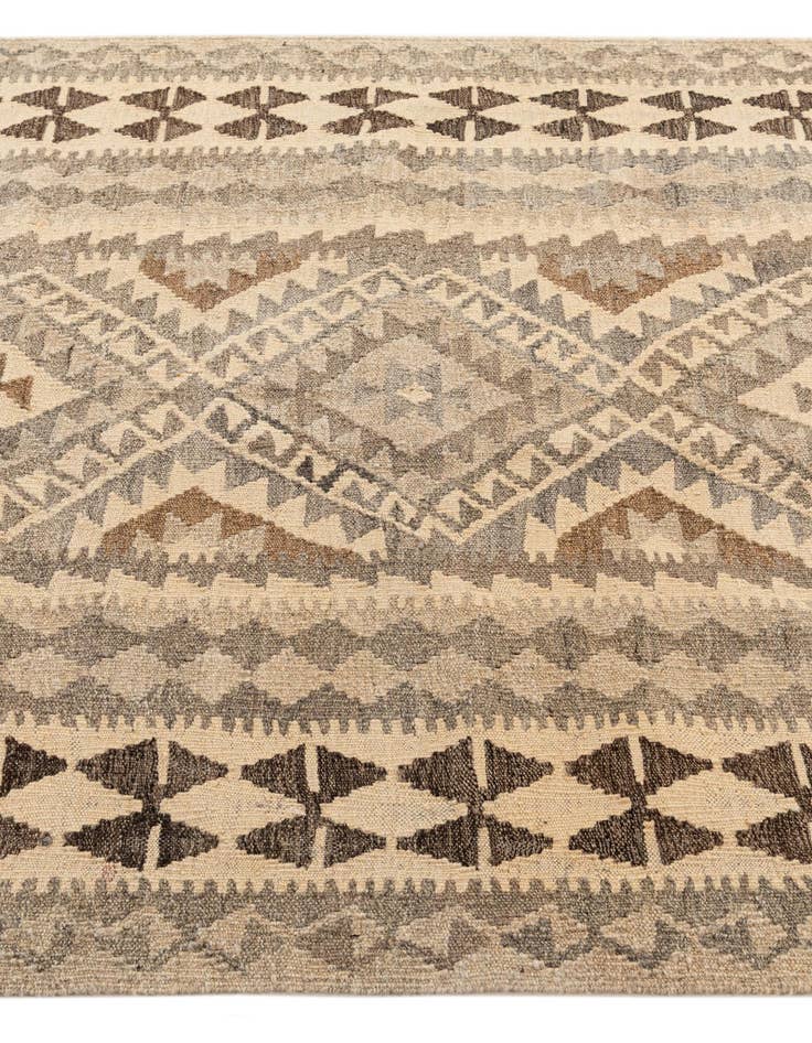 Detail image of 3' 11 x 6' 3  Hand Woven Kilim Maymana Wool Rug