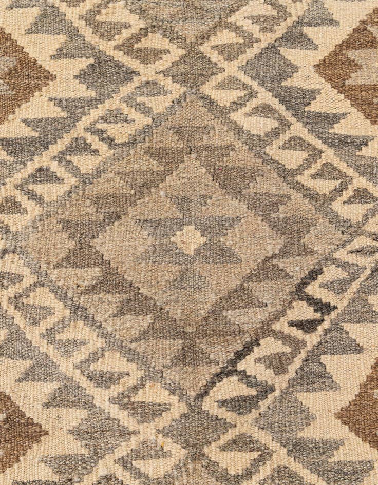 Detail image of 3' 11 x 6' 3  Hand Woven Kilim Maymana Wool Rug