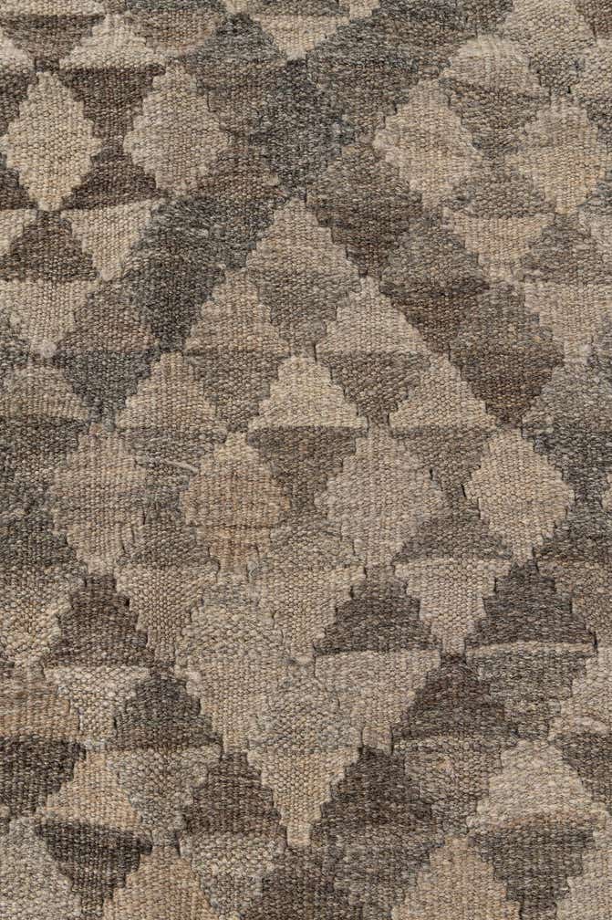 4' 2 x 6' 2 Hand Woven Kilim Maymana Wool Rug