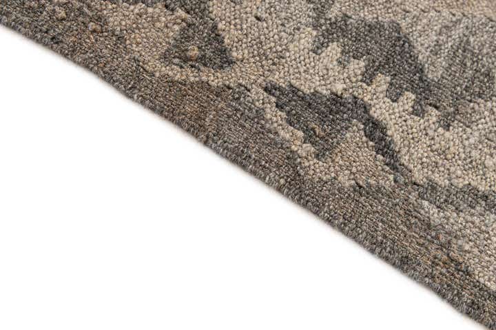4' 1 x 6' 3 Hand Woven Kilim Maymana Wool Rug