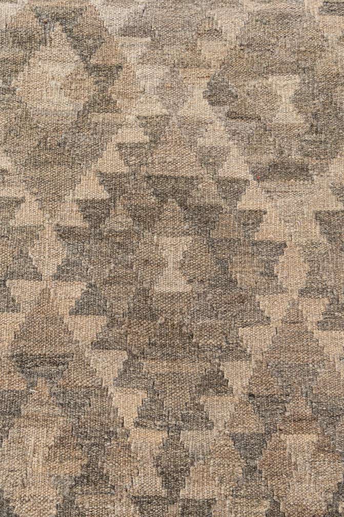 4' 3 x 5' 8 Hand Woven Kilim Maymana Wool Rug