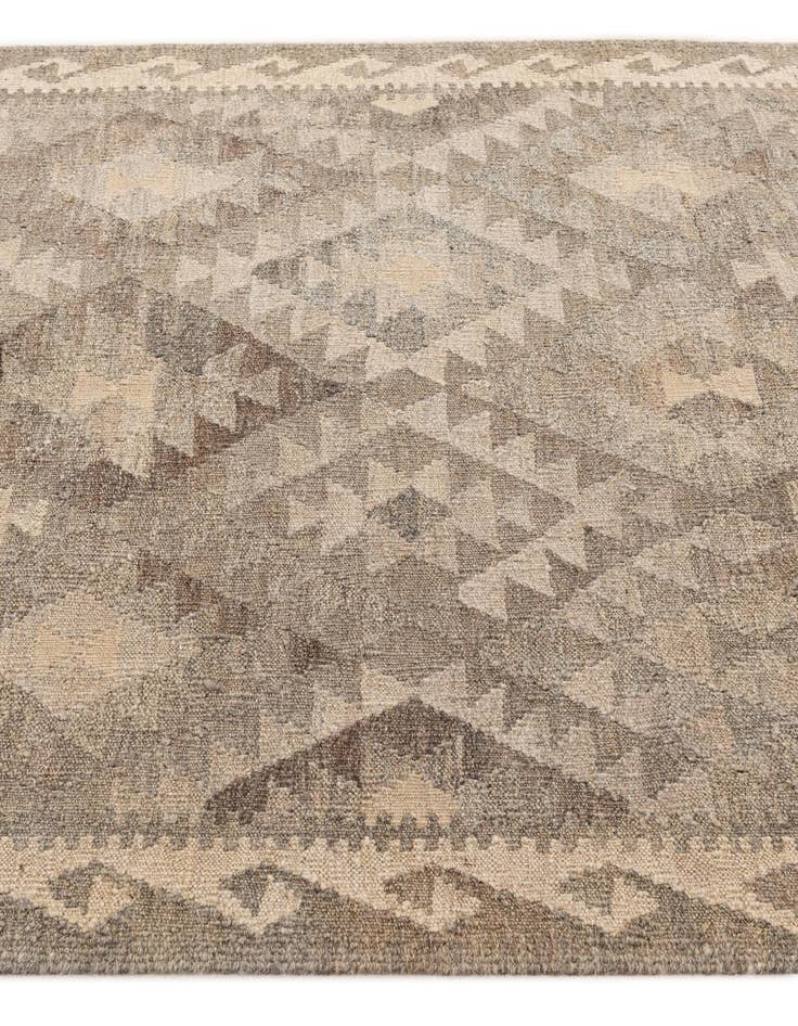 Detail image of 4' 3 x 5' 8  Hand Woven Kilim Maymana Wool Rug