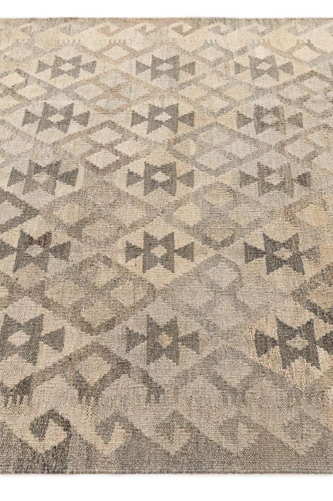 4' 3 x 6' Hand Woven Kilim Maymana Wool Rug