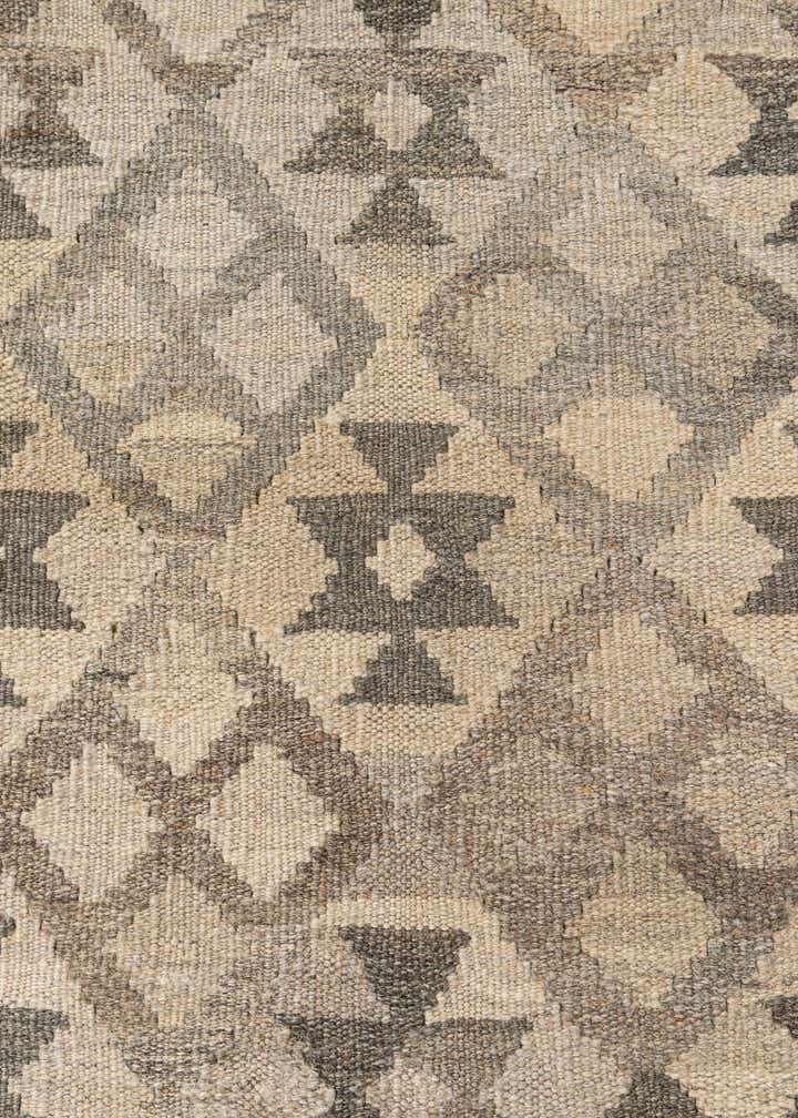 4' 3 x 6' Hand Woven Kilim Maymana Wool Rug