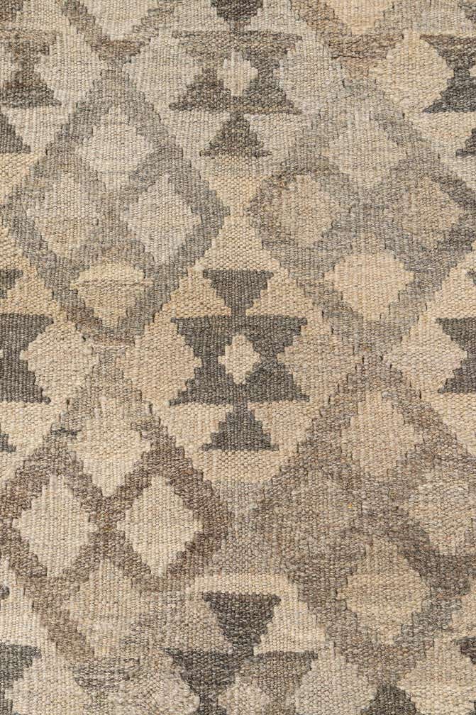 4' 3 x 6' Hand Woven Kilim Maymana Wool Rug