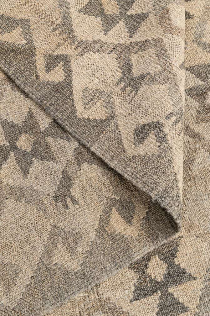 4' 3 x 6' Hand Woven Kilim Maymana Wool Rug