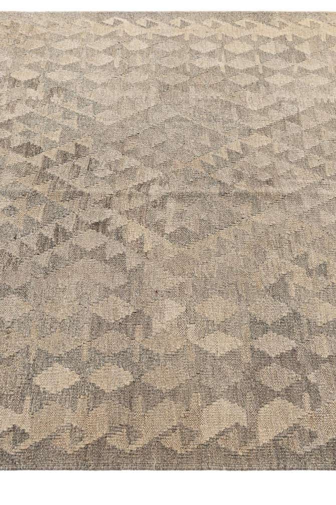 4' 5 x 6' Hand Woven Kilim Maymana Wool Rug