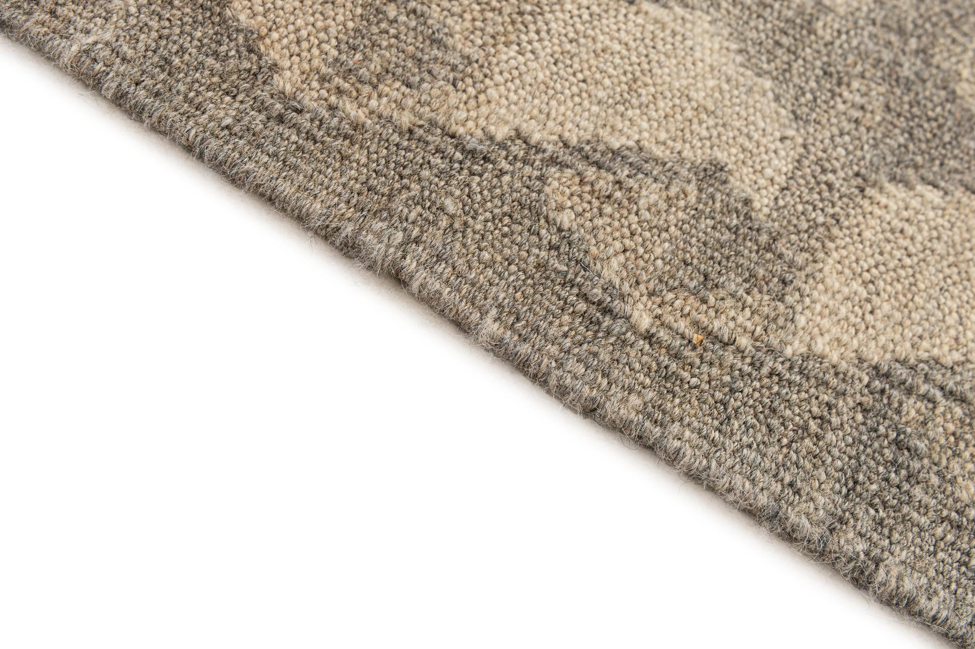 4' 5 x 6' Hand Woven Kilim Maymana Wool Rug