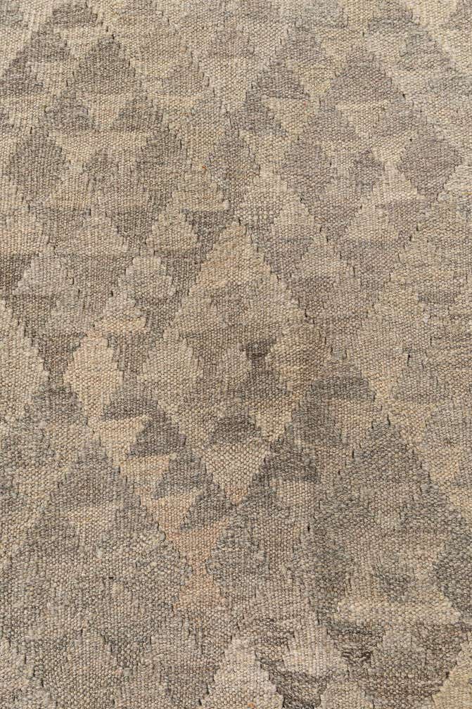 4' 5 x 6' Hand Woven Kilim Maymana Wool Rug