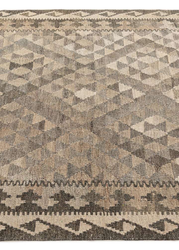 4' 2 x 6' Hand Woven Kilim Maymana Wool Rug