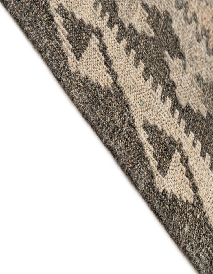 Detail image of 4' 2 x 6'  Hand Woven Kilim Maymana Wool Rug
