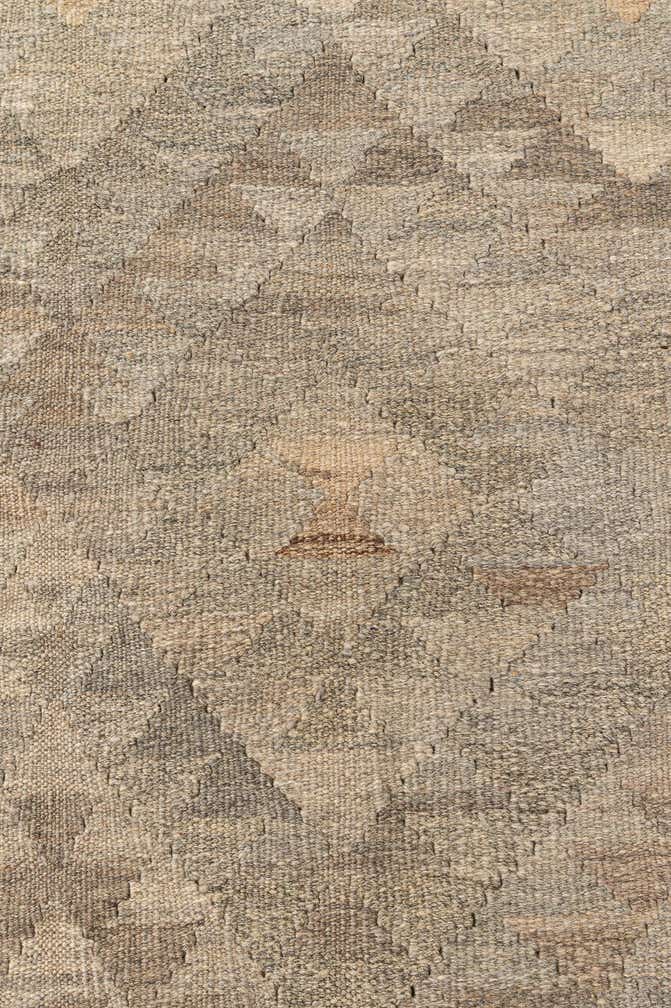 4' 4 x 6' 1 Hand Woven Kilim Maymana Wool Rug