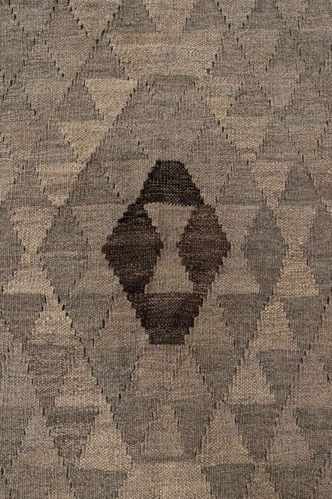 4' 4 x 6' Hand Woven Kilim Maymana Wool Rug