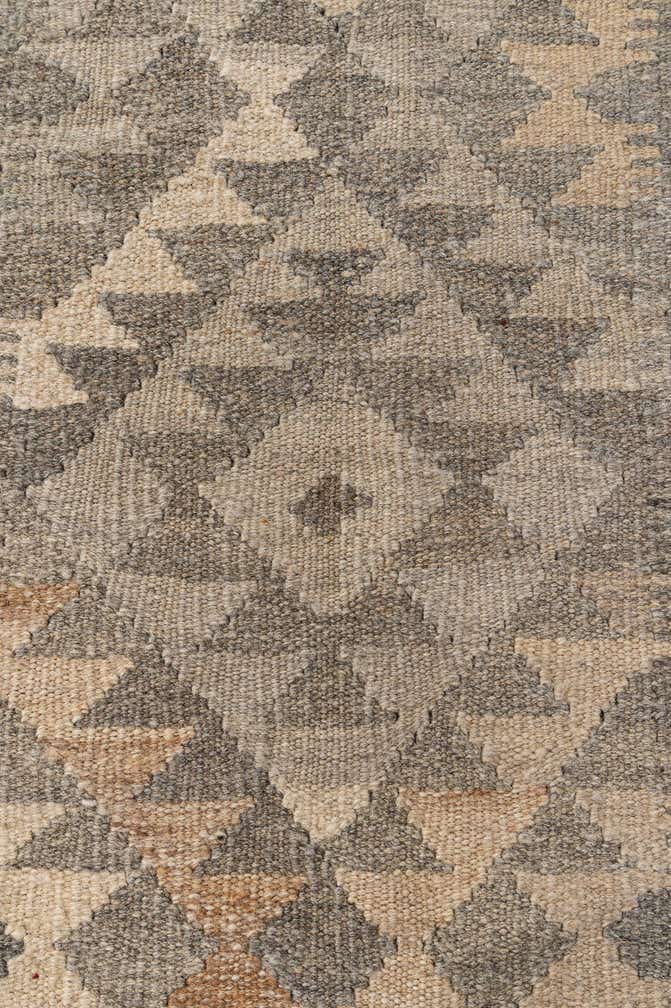 4' 3 x 6' Hand Woven Kilim Maymana Wool Rug