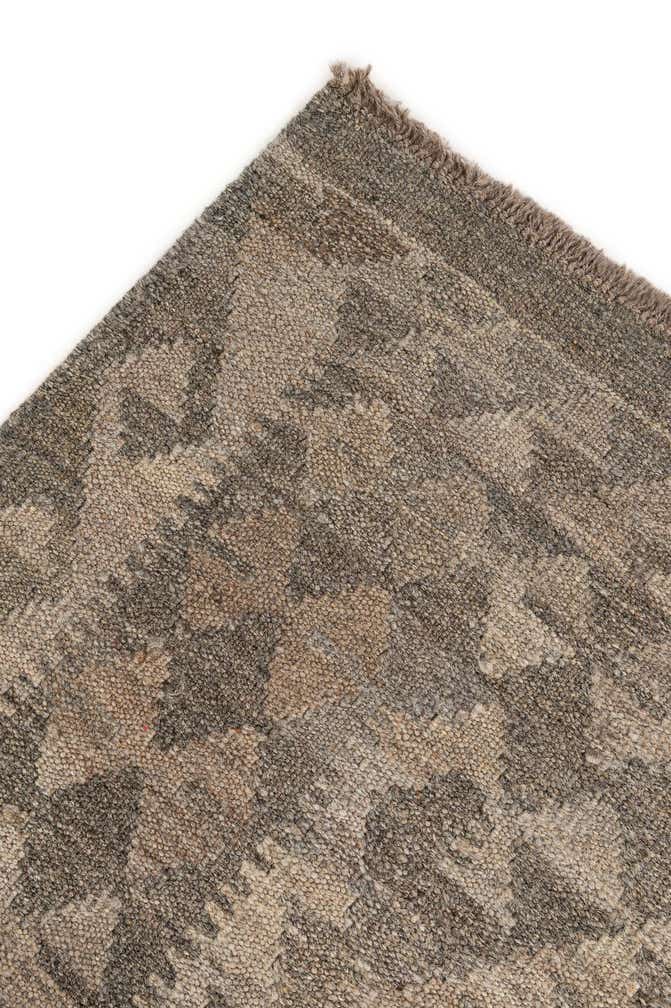 4' 2 x 6' 5 Hand Woven Kilim Maymana Wool Rug