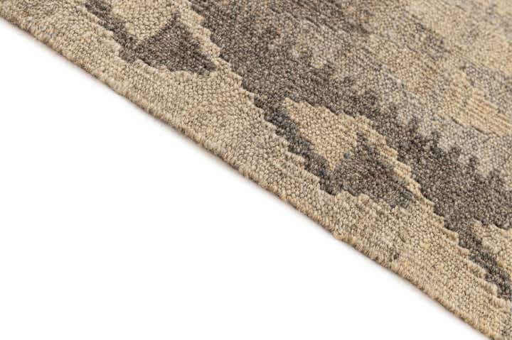 4' 1 x 6' 2 Hand Woven Kilim Maymana Wool Rug