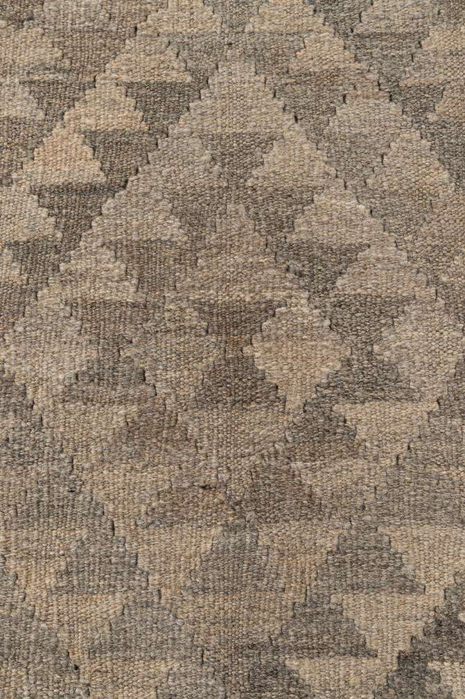 4' 3 x 6' 3 Hand Woven Kilim Maymana Wool Rug