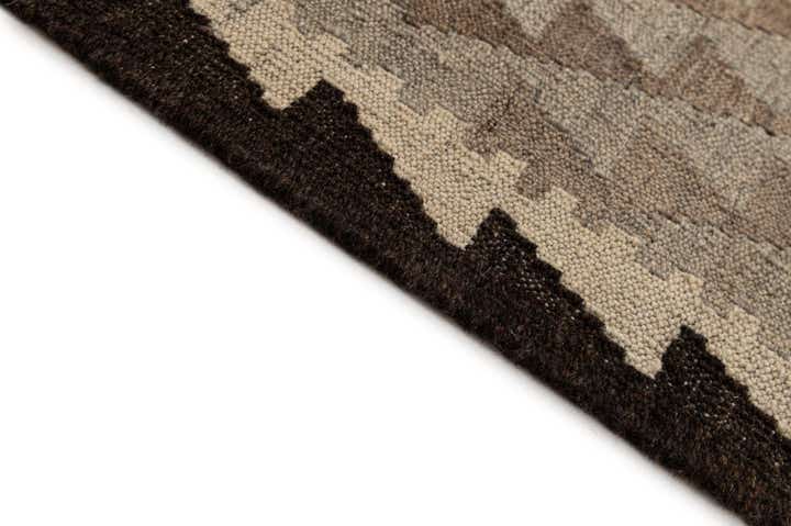 4' 5 x 6' 1 Hand Woven Kilim Maymana Wool Rug