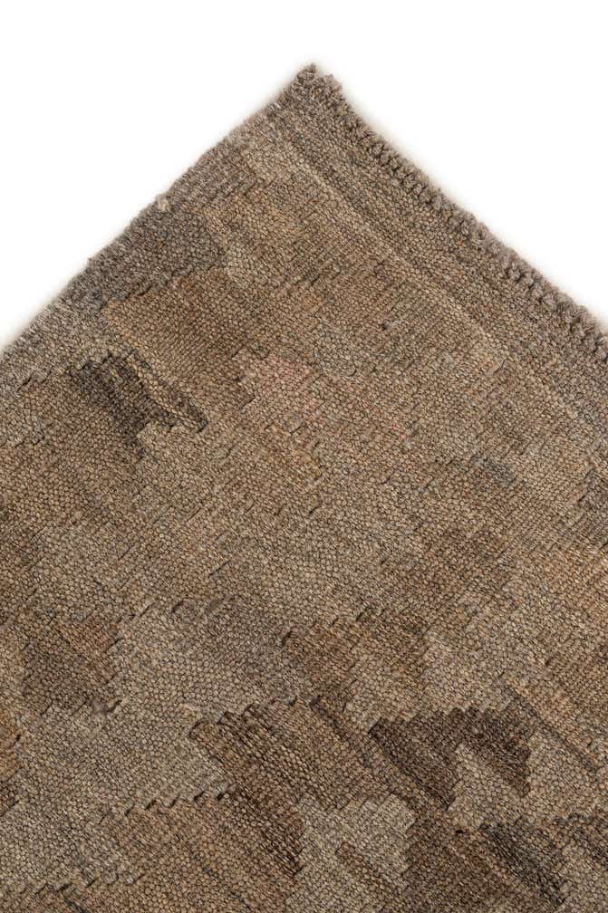 4' 5 x 6' 3 Hand Woven Kilim Maymana Wool Rug