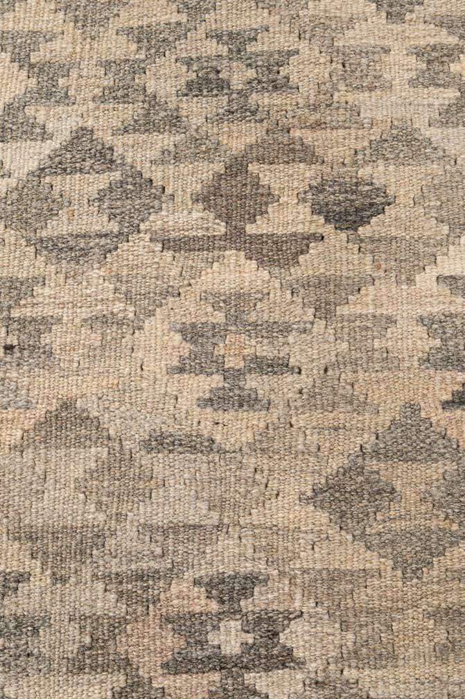 4' 8 x 6' 5 Hand Woven Kilim Maymana Wool Rug