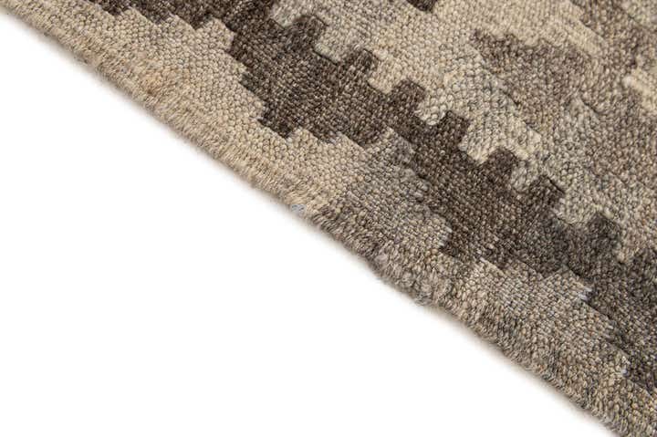 4' 8 x 6' 8 Hand Woven Kilim Maymana Wool Rug