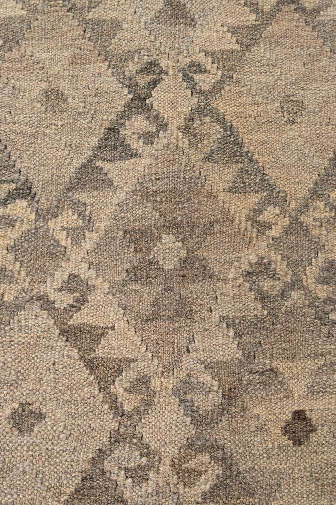 5' 2 x 6' 5 Hand Woven Kilim Maymana Wool Rug