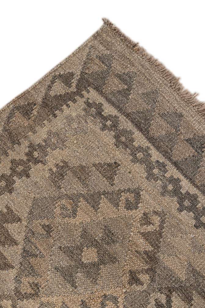5' 2 x 6' 5 Hand Woven Kilim Maymana Wool Rug