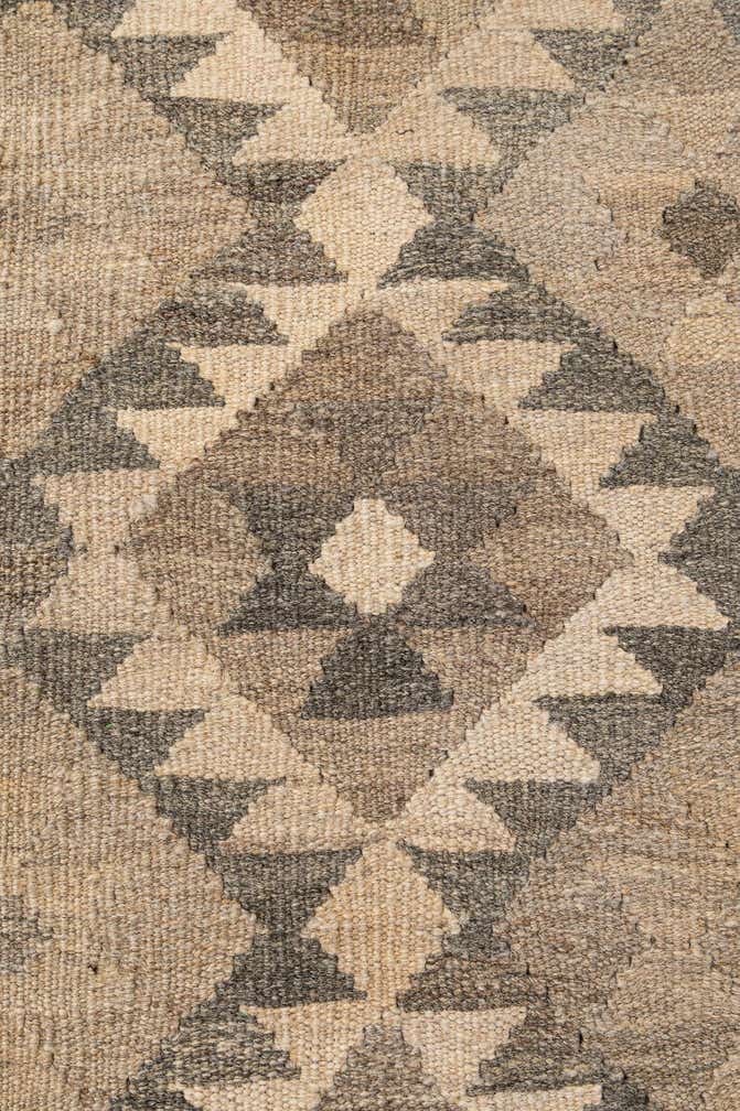 5' x 6' 7 Hand Woven Kilim Maymana Wool Rug
