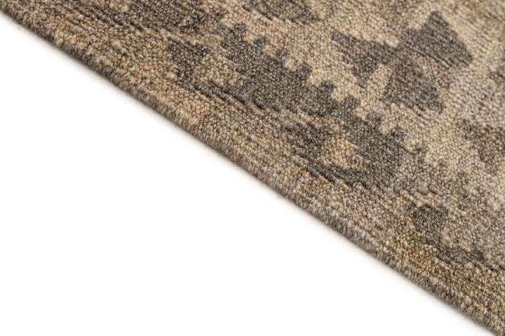 5' 2 x 6' 3 Hand Woven Kilim Maymana Wool Rug