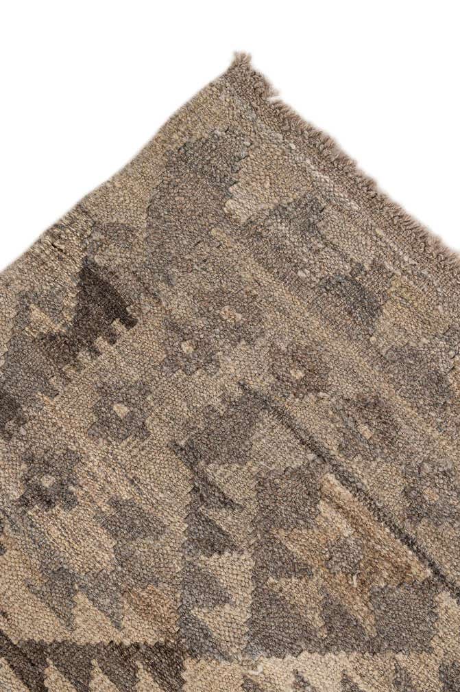 4' 11 x 6' 3 Hand Woven Kilim Maymana Wool Rug