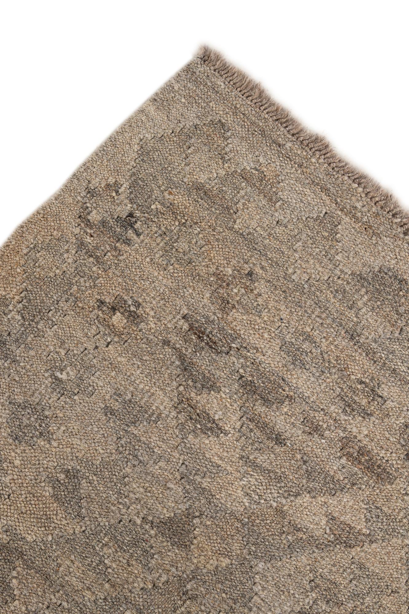 5' x 6' 7 Hand Woven Kilim Maymana Wool Rug
