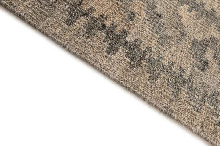 4' 11 x 6' 7 Hand Woven Kilim Maymana Wool Rug