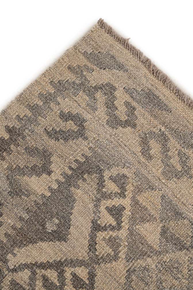 4' 11 x 6' 7 Hand Woven Kilim Maymana Wool Rug
