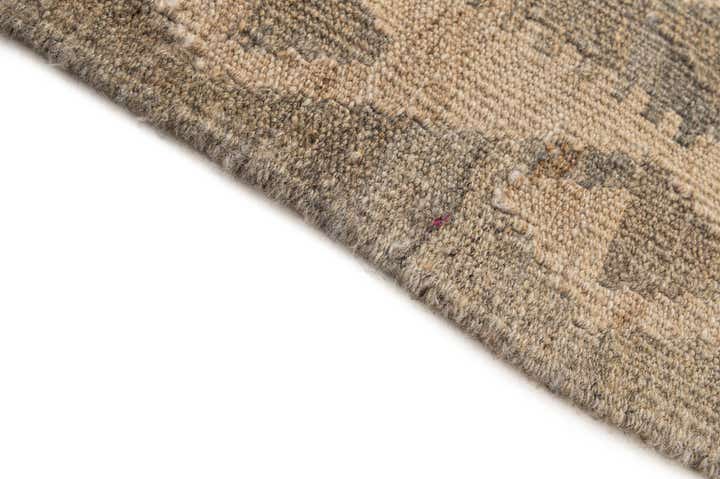 5' 1 x 6' 5 Hand Woven Kilim Maymana Wool Rug