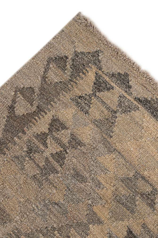 5' x 6' 6 Hand Woven Kilim Maymana Wool Rug