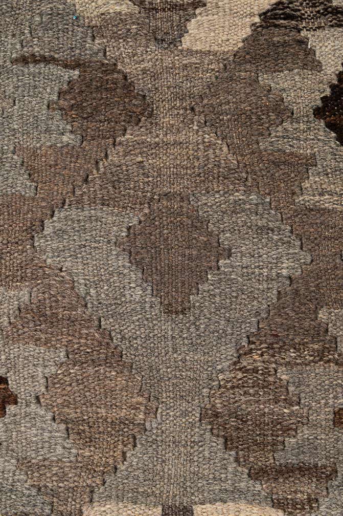 5' x 6' 7 Hand Woven Kilim Maymana Wool Rug